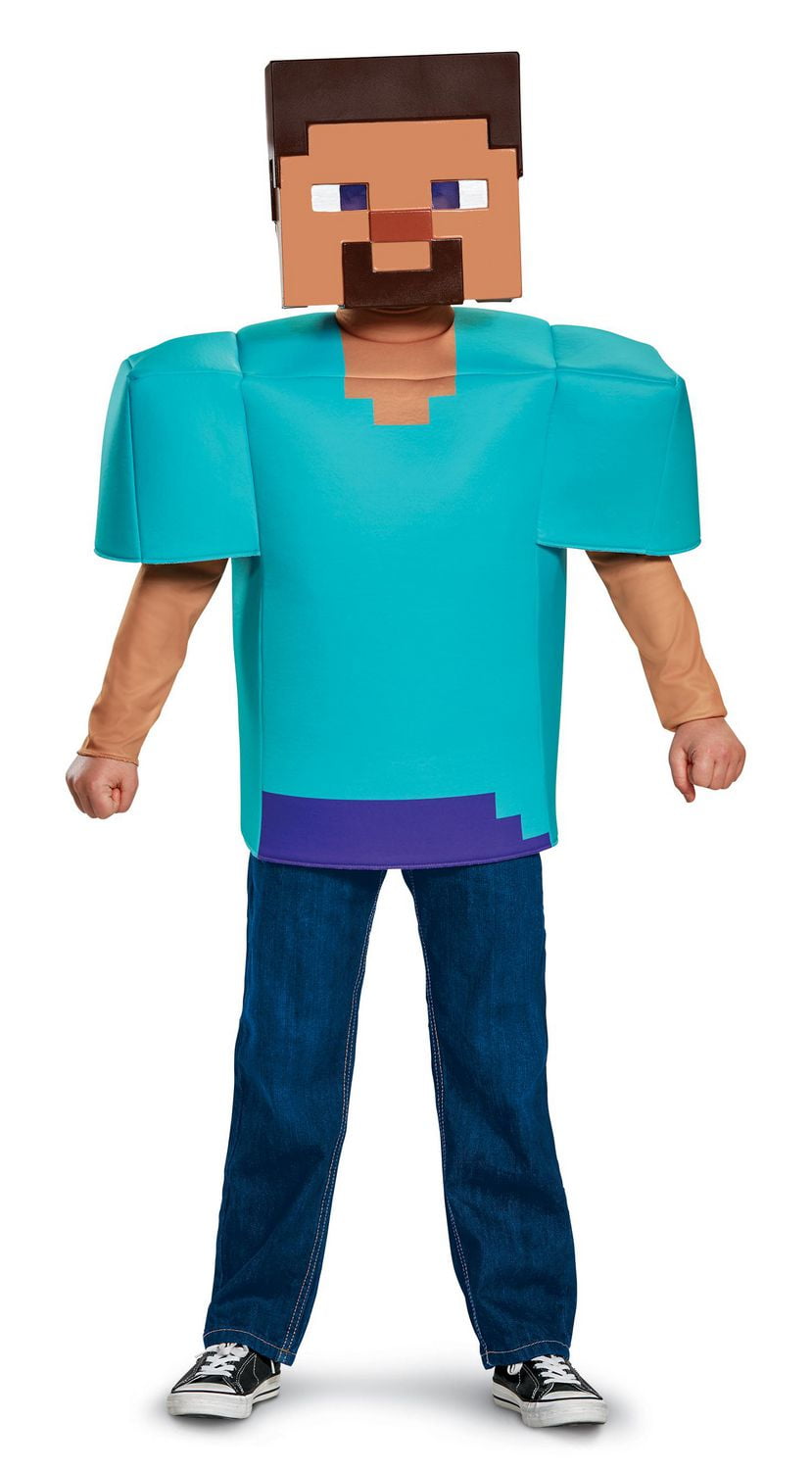 Disguise Minecarft Steve Classic Child Costume