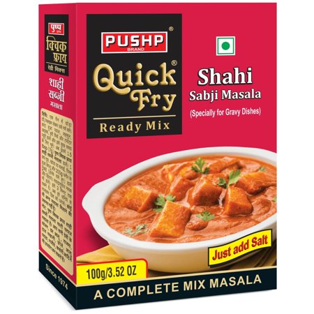 Organic Quick Fry Shahi Sabji Masala Powder By Pushp 100gm, 3.5 Ounce | Pack Of 1