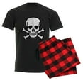thumbnail image 6 of CafePress - Skull And Crossbones Pajamas - Men's Dark Loose Fit Cotton Pajama Set, 6 of 7