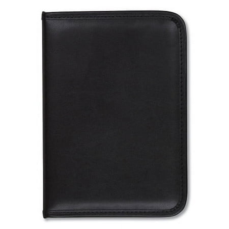 Samsill Professional Padfolio, 3/4w x 9 1/4h, Open Style, Black, Each