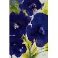 thumbnail image 2 of Loreth, Lanie 17x24 White Modern Wood Framed Museum Art Print Titled - Dark Violetti Flowers I, 2 of 4