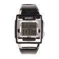 thumbnail image 1 of Reloj deportivo digital Moda Cuadrado Impermeable Pantalla grande Reloj electrónico luminoso para deportes diarios Natación Negro, 1 of 5