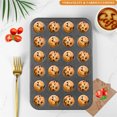 thumbnail image 5 of Muffin Cupcake Pan, Muffin Tins Nonstick 24, Muffin Top Cookie Cheese Cake Pan for Baking, Toast Oven Baking Supplies Non Stick Cake Pans Muffin Cups, 5 of 7