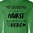 thumbnail image 4 of Inktastic My Grandma is a Nurse and a Hero Long Sleeve T-Shirt, 4 of 5