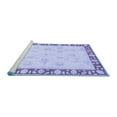 thumbnail image 2 of Ahgly Company Machine Washable Indoor Square Oriental Blue Traditional Area Rugs, 3' Square, 2 of 4