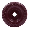 thumbnail image 2 of koolsoo Wood Trimming Carving Shaping Disc Grinding Wheel, High ,Efficient&Quickly Remove Residue-4 Inch (100mm) Red, 100mm Red, 2 of 6