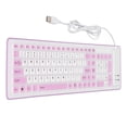 thumbnail image 4 of Roll Up Keyboard, Foldable Silicone 103 Keys USB Wired Computer Keyboard Waterproof Dustproof Silent for PC Laptop Desktop, 4 of 7