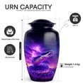thumbnail image 2 of Yatskia Purple Snake with Thunderstorm Little Funeral Keepsake Urn for Ashes Adult Mother and Father, Decorative Large Memorial Urns for Human Ashes Adult, (Classic 10 Inch and 3 Inch), 2 of 8