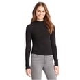 thumbnail image 2 of Aeropostale suéter acanalado LS para mujer, negro, extragrande Aeropostale Pull-over, 2 of 2