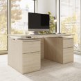 thumbnail image 3 of Stratus 60W Standing Desk with Drawers & Panel in Natural Elm - Engineered Wood, 3 of 8