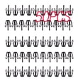 thumbnail image 5 of 50 Pcs Grill Clips Retainer Interior Trim Panel Grille Fastener Replacement for Toyota 4Runner Pickup RAV4 Tacoma Replace 90467-12040, 5 of 6