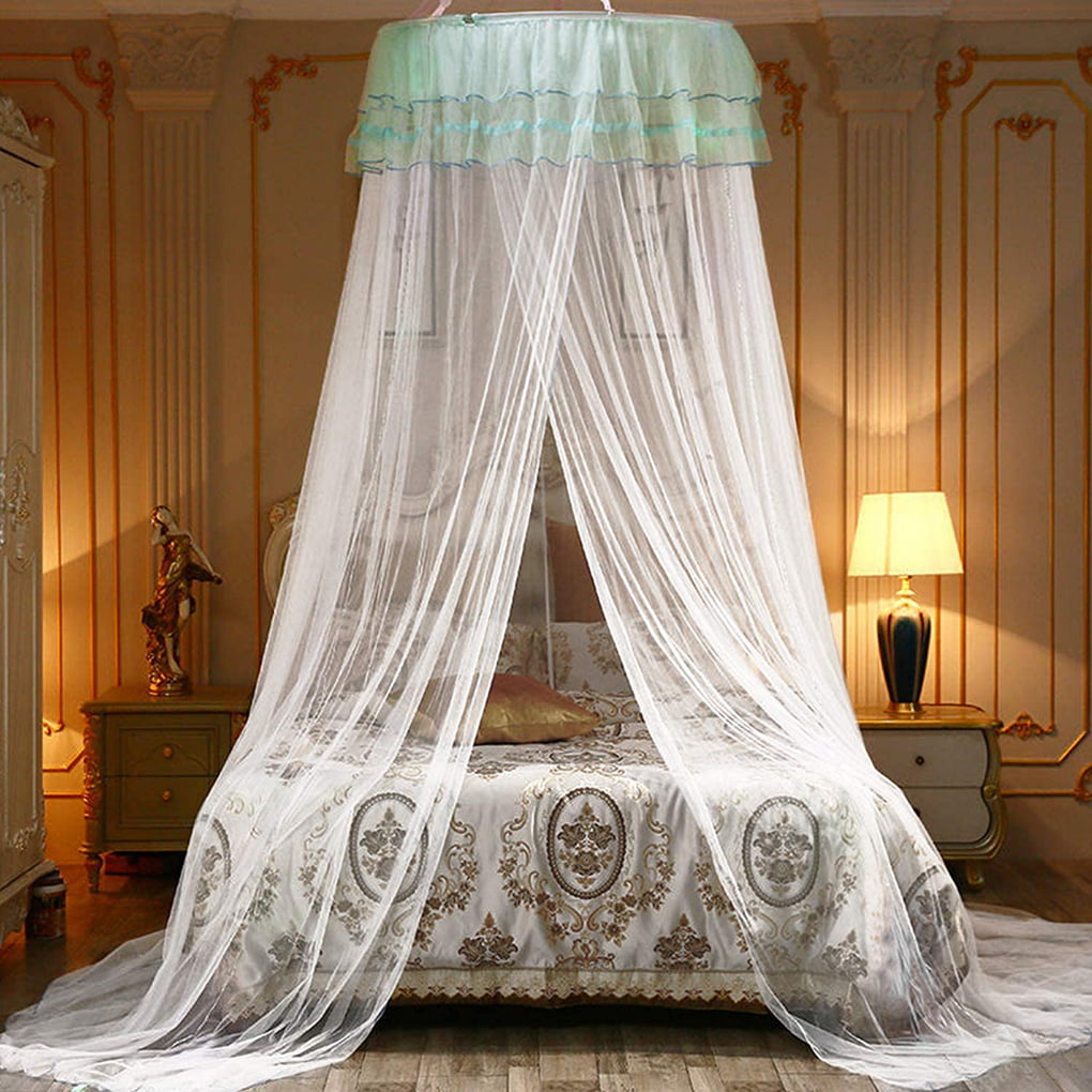 White Bed Netting Mosquito Net Queen Size Bedding Portable Wedding Decoration 
