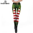 thumbnail image 4 of NADANBAO-MALLAS DE elfo de Navidad para mujer, disfraz de carnaval, medias sexys, pantalones de regalo de vacaciones, ropa de calle con patrón 3D, ropa de Fitness, 4 of 5