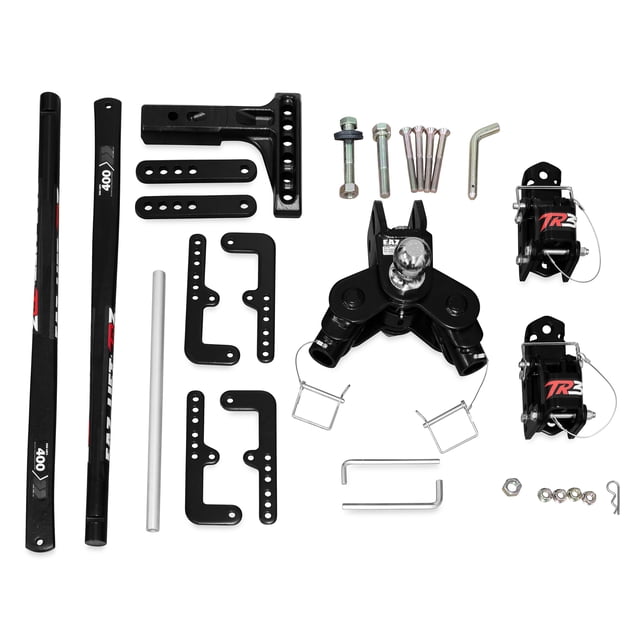 Camco Eaz-Lift TR3 400Lb Weight Distribution Hitch Kit with Sway Control, 48903