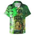 thumbnail image 5 of Apex Legends Octane Casual Short Sleeve Shirt Lapel Collar Shirt Summer Beach Shirt XS, 5 of 8