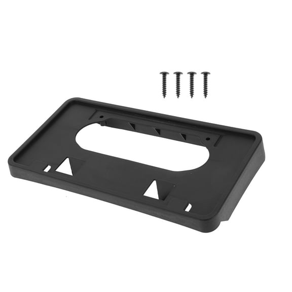 Unique Bargains License Plate Bracket for Ford F-150 2009-2014 Front Bumper License Plate Bracket Holder W/ Screws 1 Set