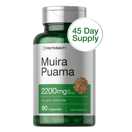 Muira Puama Extract 2200 mg | 90 Capsules | by Horbaach