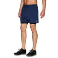 thumbnail image 5 of RBX Active Men's Breathable Perforated Woven Running Shorts With Inner Compression Liner, 5 of 5