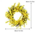 thumbnail image 3 of Tkrady 2024 New Cangyan Small Yellow Flower Wreath Decoration Outdoor Wreath Door And Window Pendant Garland Decoration, 3 of 6