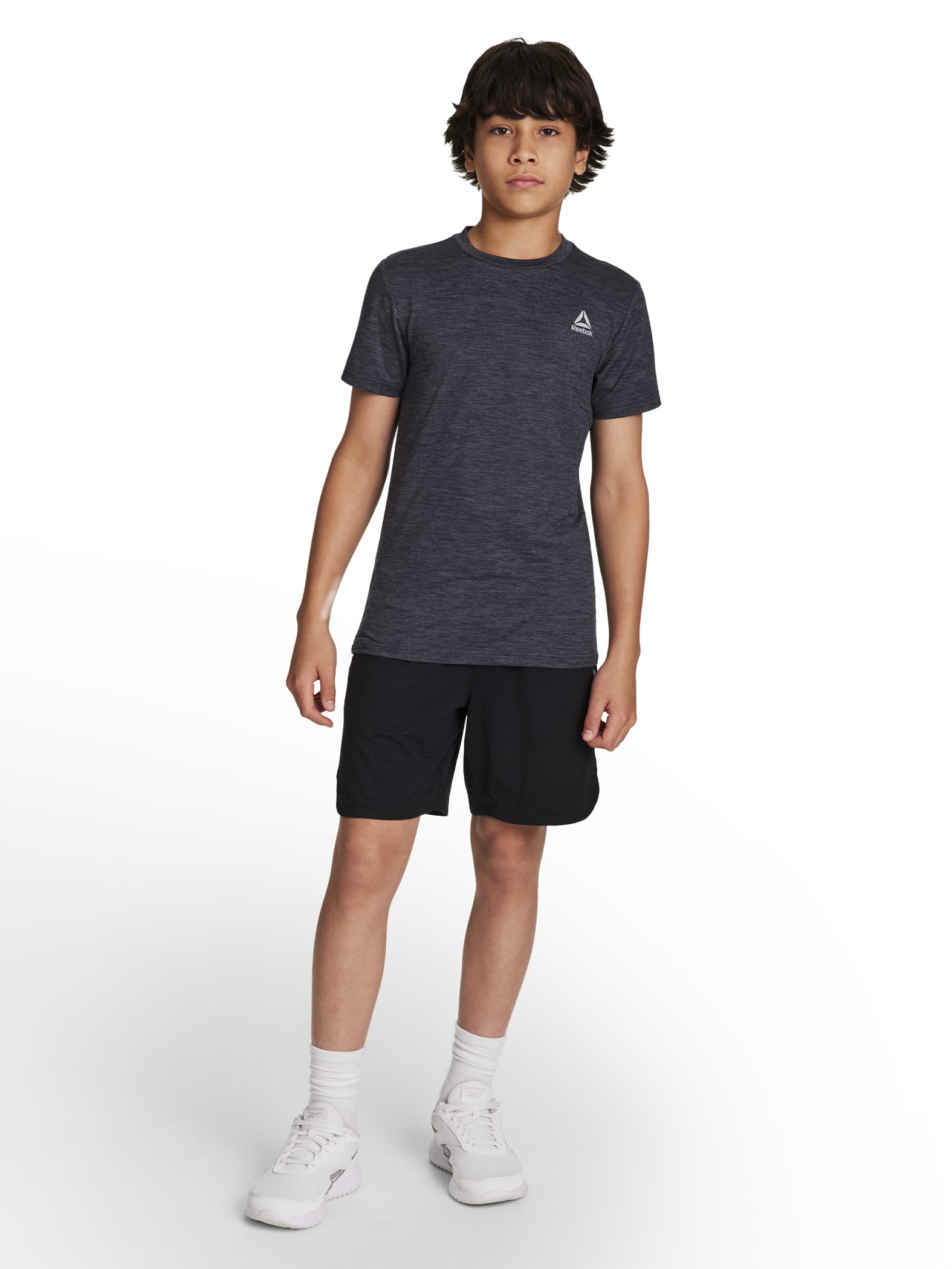 Reebok Boy's Legacy Athletic Core Short Sleeve T-Shirt, Sizes 4-18