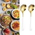 thumbnail image 2 of Ice Cream Spoons Stainless Steel , Tyeign Ice 304 Stainless Ice Spoon Ice Spoon Fruit Watermelon Measuring Spoon Ice Cream Spoon Gift Ice Cream Scoop Stainless Steel Ice Cream Scoop, 2 of 9