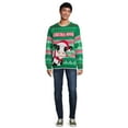 Holiday Time Men's Cow Ugly Christmas Sweater with Long Sleeves