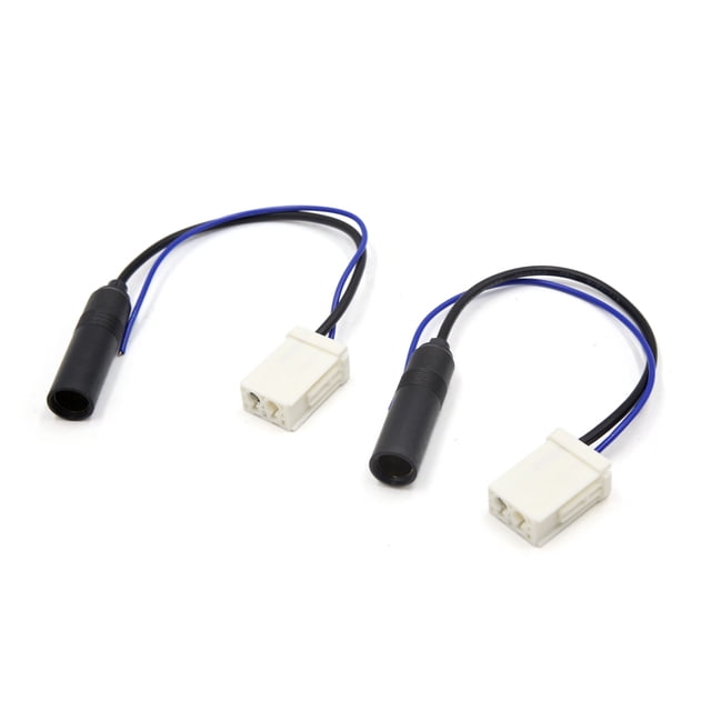 2Uds Cables de Antena de Coche Radio Plástico Estéreo Hembra
