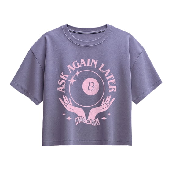 Magic 8 Ball - Ask Again Later - Youth Girls Boxy T-Shirt