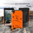 thumbnail image 4 of ZIZO BOLT Series LG X Power Case Military Grade Drop Tested with Tempered Glass Screen Protector, Holster, Kickstand ORANGE BLACK, 4 of 6
