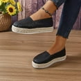 thumbnail image 7 of Women's Loafer Fashion Sneakers Faux Leather Classic Tennis Shoes Low Top Casual Walking Shoes Black 8.5, 7 of 7