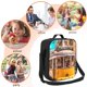 thumbnail image 5 of Fotbe Modern Urban Monkey Lonchera Bolsa de Almuerzo para Hombres y Mujeres, Lonchera de Gran Capacidad, Bolsa de Almuerzo Reutilizable, Bolsa Térmica Aislante, 5 of 7