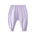 thumbnail image 2 of RXIRUCGD Pantalons Longs Décontractés à Rayures pour Enfants (Violet, Taille : 2 Ans), 2 of 5