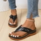 thumbnail image 5 of Amzcrzy Zapatos de mujer,Zapatos de mujer,Zapatillas de mujer, Sandalias ortopédicas para mujer, chanclas de cuña, sandalias de playa exteriores, zapatos cómodos con suela ergonómica Sandalias Mujer, 5 of 8