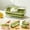 Green, variant on Ice Cube Tray with Storage Bin, One Click Ice Release Ice Maker, Double Layer Ice Tray with Container and Handle for Freezer, Portable Ice Maker for Home Party Bar Use