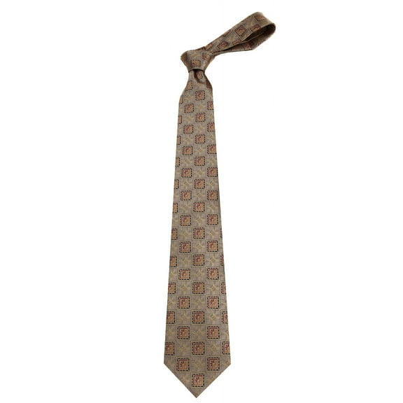 Boys Youth Gold Pattern Designer Necktie Ties