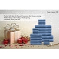 thumbnail image 3 of Casa Platino Towels Set of 24 – 100% Ring-Spun Cotton, 2 Bath Sheets, 2 Gym Towel, 2 Bath, 4 Fingertip, 6 Hand, 8 Washcloths, Absorbent Softness for Daily Use – Allure, 3 of 5
