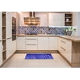 thumbnail image 6 of Ahgly Company Machine Washable Indoor Rectangle Transitional Cobalt Blue Area Rugs, 5' x 7', 6 of 7