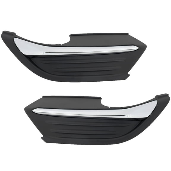For 2018-2022 Accord Bumper Trim Rear Primed SET PAIR