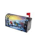 thumbnail image 3 of PHELIKA Winter Snow Cardinals Birds 03 Mailbox Covers Magnetic Mailbox Wraps Post Letter Box Cover Mailwrap Garden Home Decor Standard Size 21"H x 18"W, 3 of 8