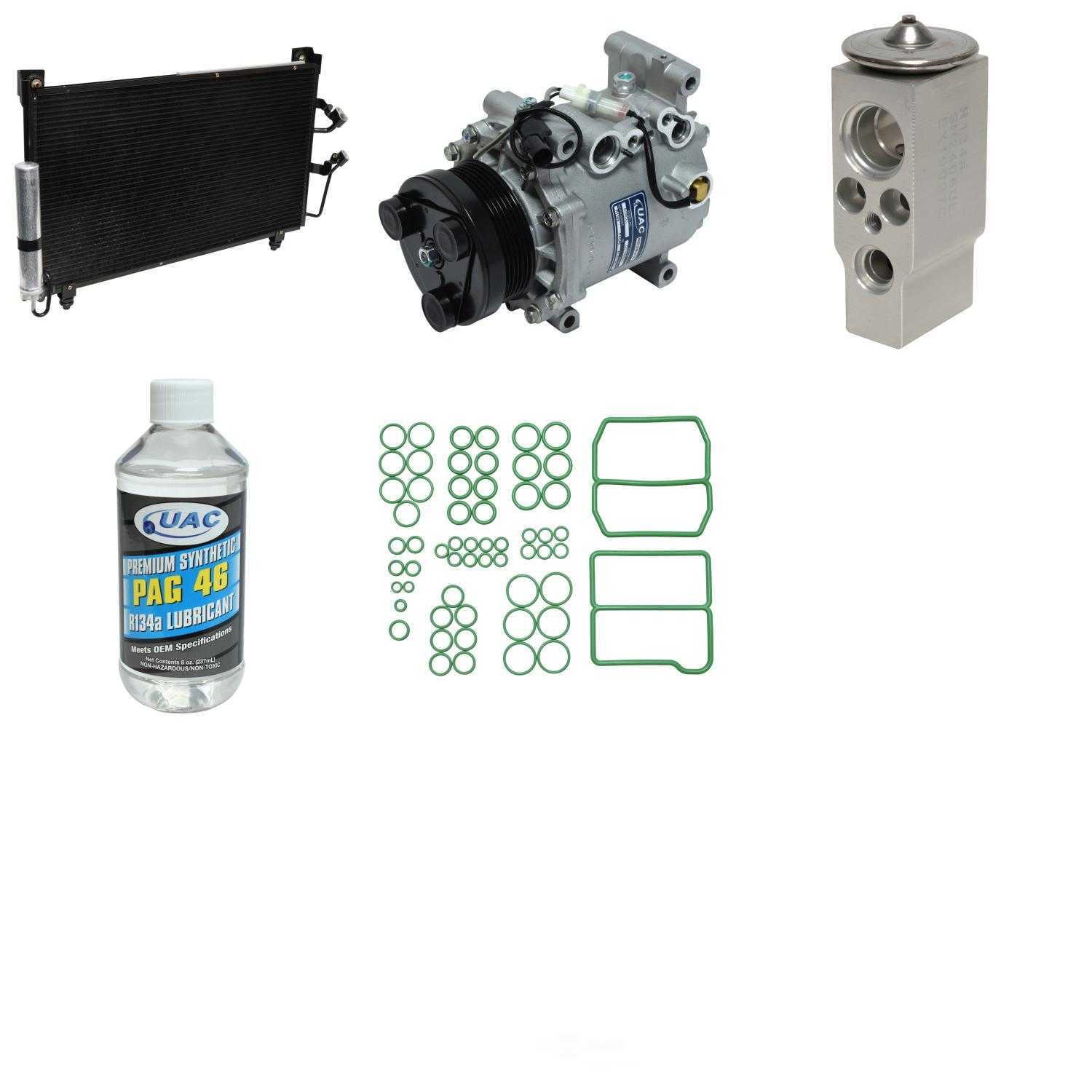 A/C Compressor and Component Kit -- Compressor-Condenser Replacement Kit Fits select: 2003-2006 MITSUBISHI OUTLANDER