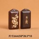 thumbnail image 1 of Lightning-struck jujube wood jade inlaid with 925 silver, Taoist Eight Immortals handicraft carving auspicious cloud pendant necklace, 1 of 4