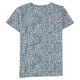 thumbnail image 2 of n:philanthropy Womens Hana Leopard Basic T-Shirt, Blue, Large, 2 of 2