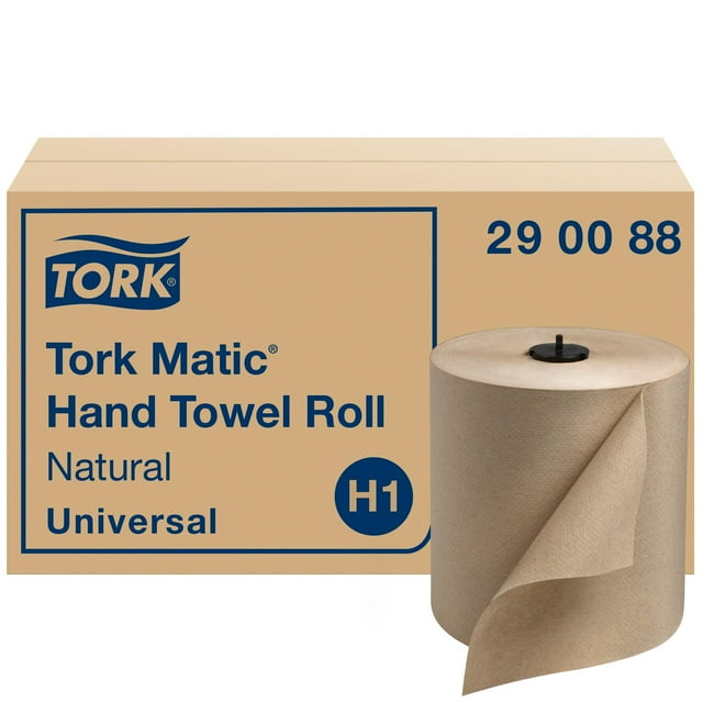 Rollo de toallas de papel Tork Matic Natural H1 100% recicladas