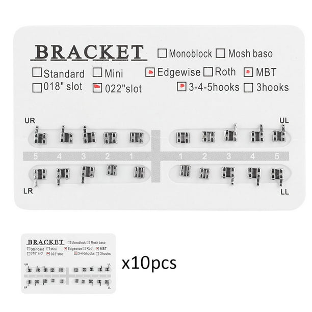 Buy Cheap Dental Orthodontic Ceramic Brackets Braces Slot Roth 022 345