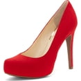 thumbnail image 1 of Zapatos de tacón con plataforma Parisah rojos para mujer Jessica Simpson, talla 6.5, 1 of 6