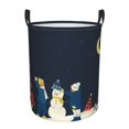 thumbnail image 1 of Children Snowman Laundry Basket Organizer Collapsible -Dirty Clothes Hamper for Bathroom Kids Girls Boys Laundry Hamper Christmas Tree Christmas Game Fun, 1 of 8