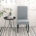 thumbnail image 4 of Skksst Stretch Chair Slipcover Dining Room Banquet Party Washable Seat Cover Removable Protector, Set of 2, 4 of 7