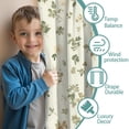 thumbnail image 3 of Blackout Kids Curtains,Pioneer Floral Pattern Childrens Insulated Curtains Set Of 2,Bedroom Essentials,Toddler Room Decor 42x54in(106x137cm), 3 of 4