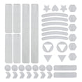 thumbnail image 3 of Pegatinas reflectantes DYNWAVEMX cintas reflectoras Decoración de alta visibilidad para bicicleta Blanco, 3 of 7