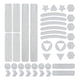 thumbnail image 3 of Cinta adhesiva reflectante Bicicleta Cinta reflectante Tiras decorativas Tiras reflectantes Blanco Zulema Pegatinas reflectantes, 3 of 7